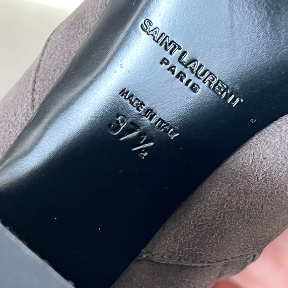 Saint Laurent Grey Suede boots! YSL - Picture 6 of 6